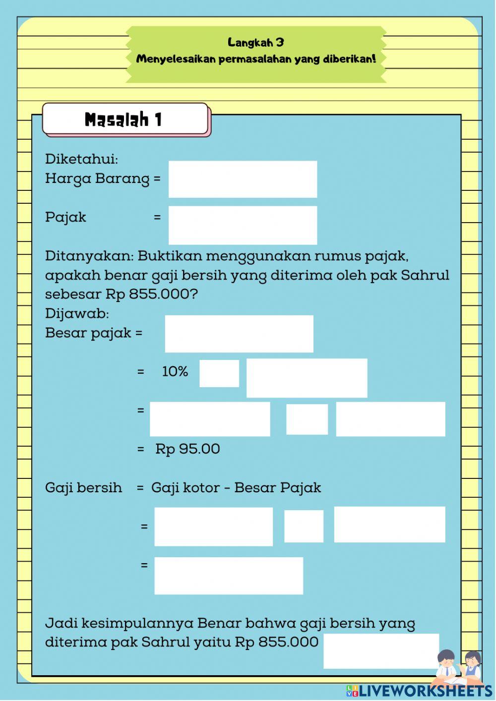 LKPD Aritmatika Sosial Pertemuan 4