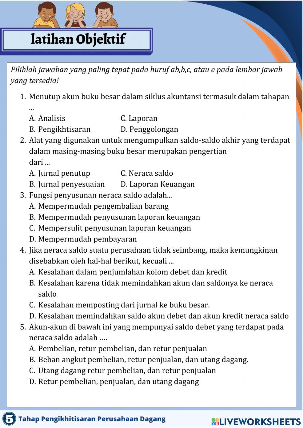 E-lkpd akuntansi tahap pengikhtisaran bagian 1 (neraca saldo