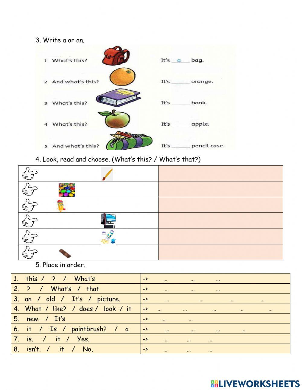 Unit 2: Is it a.....?
