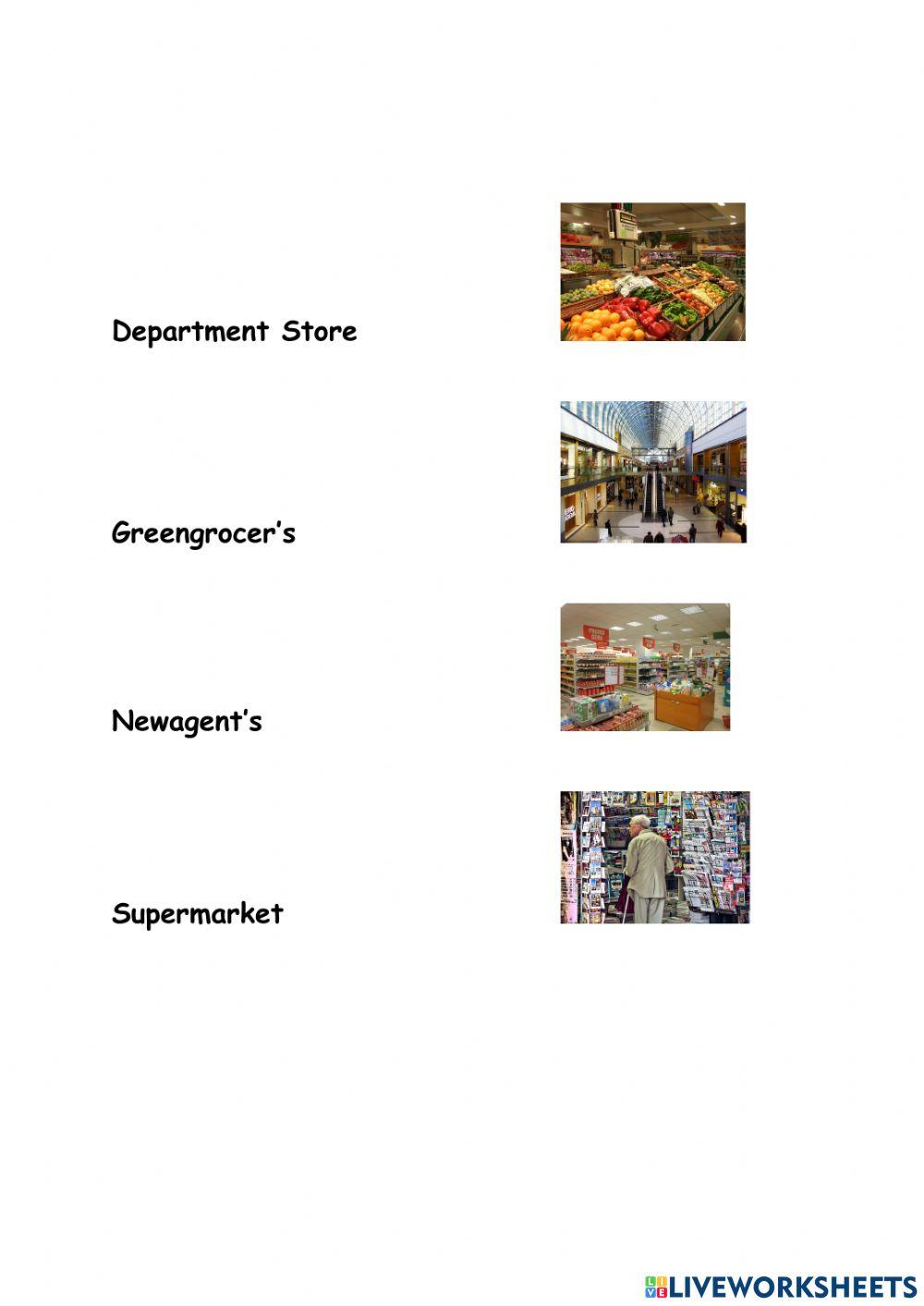 Going shopping test Sen students Go4