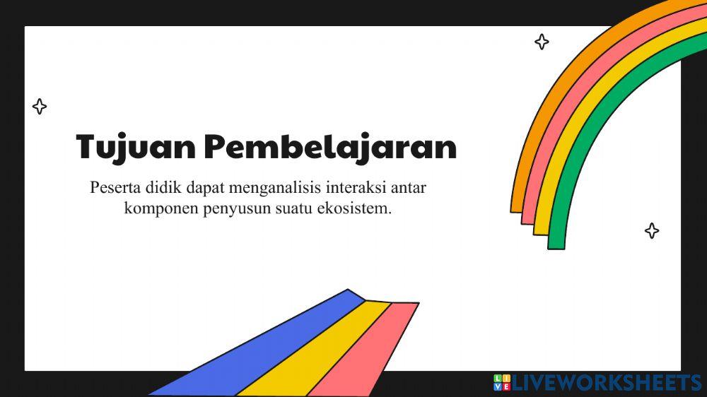Interaksi Antar Komponen Ekosistem