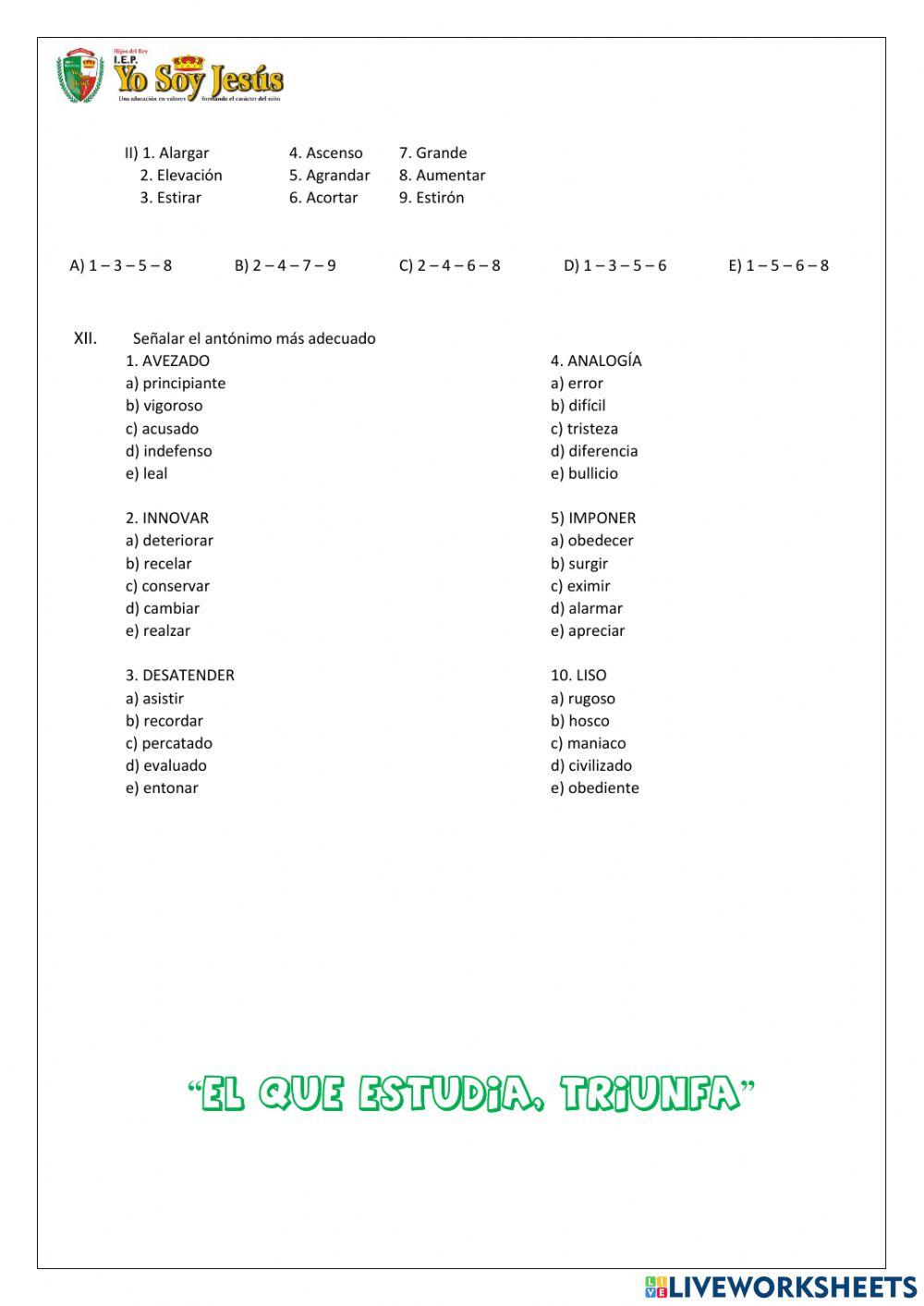 Examen de recuperación