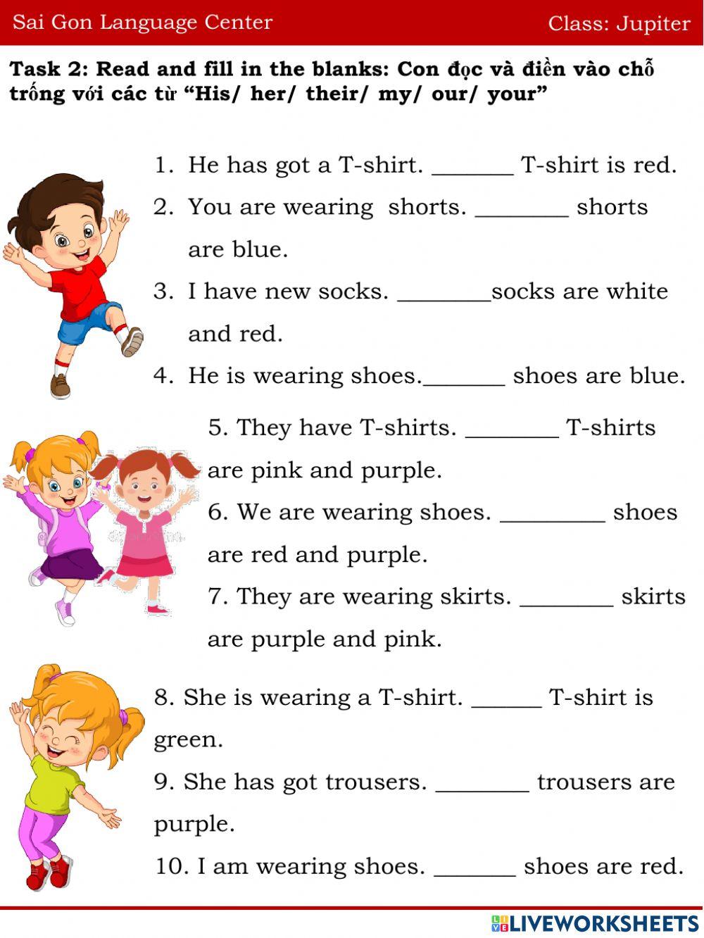 FFs1 - Unit 7: Clothes