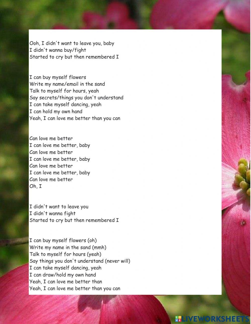 Flowers song