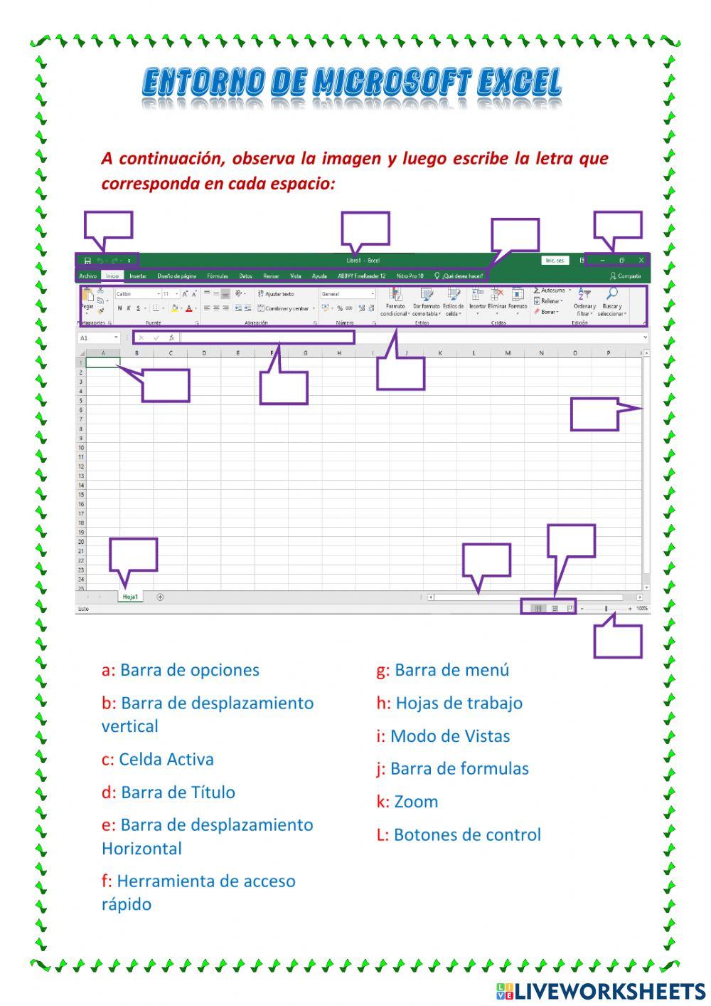 Entorno de Excel