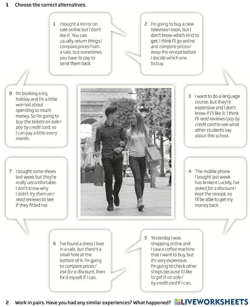 Roadmap A2+ 5C Vocabulary: Shopping