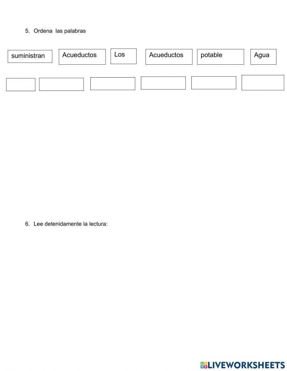 calidad de de vida y acueductos