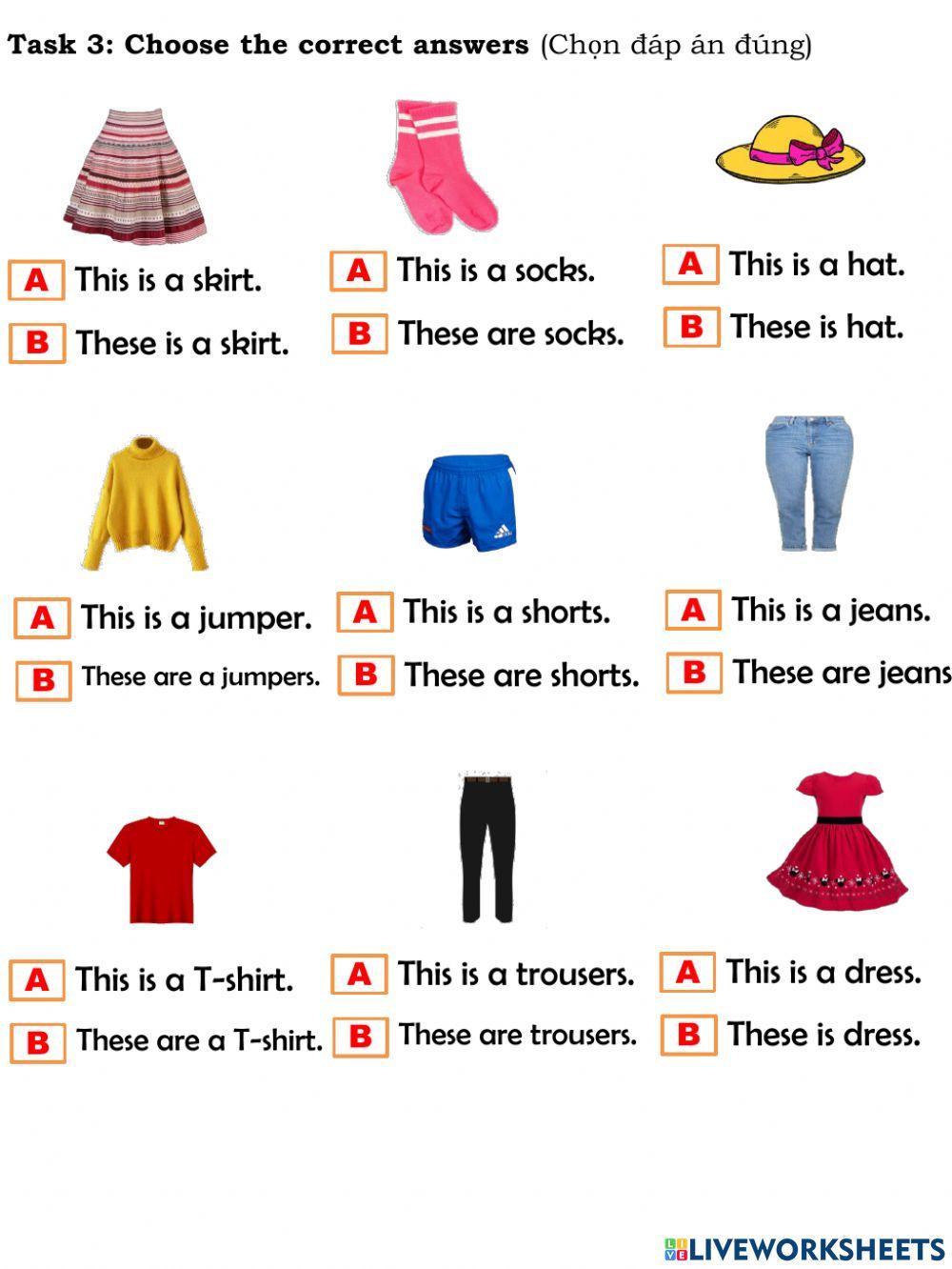 FF0 - Topic 7 (My clothes)