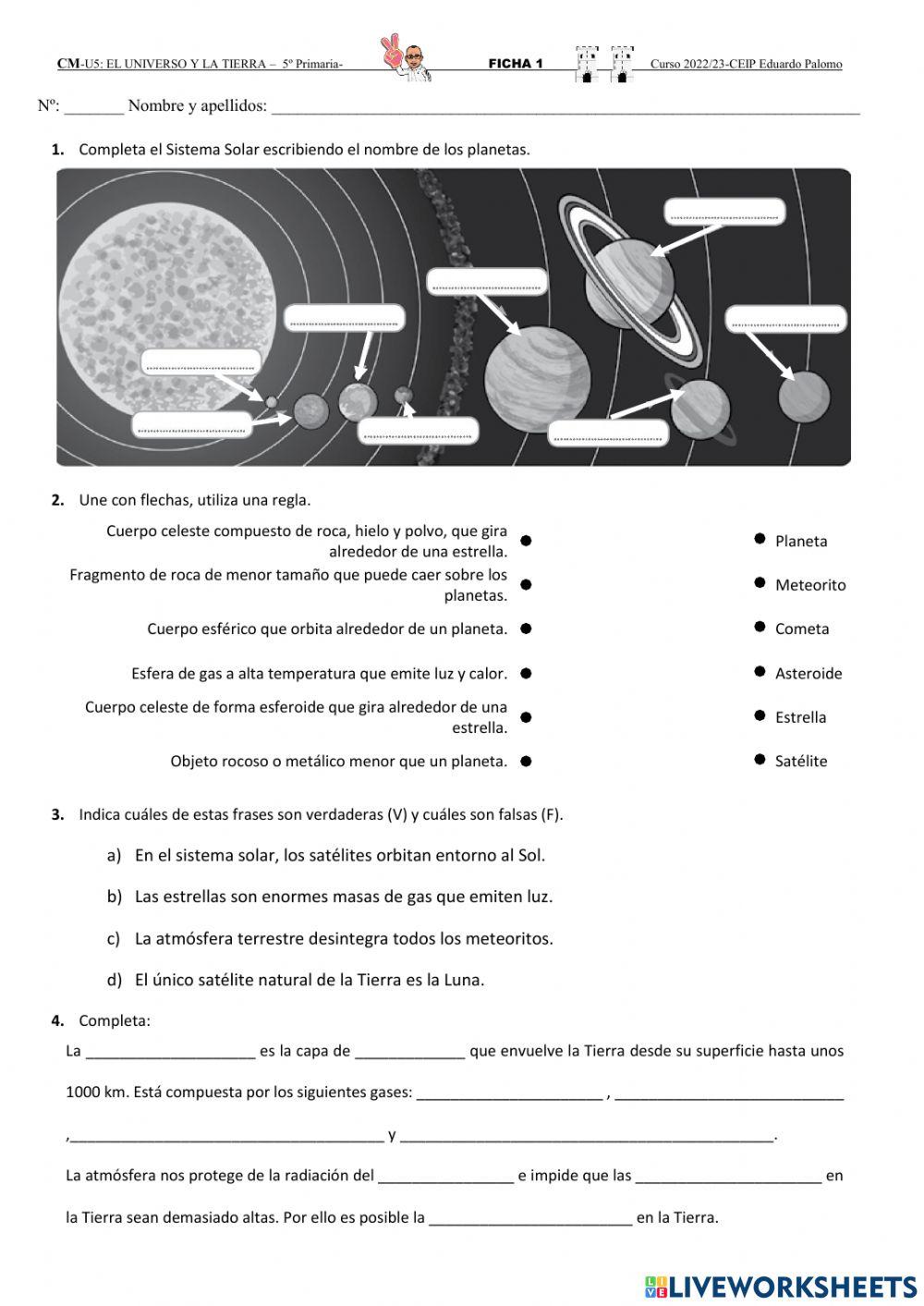 El Univero y la Tierra