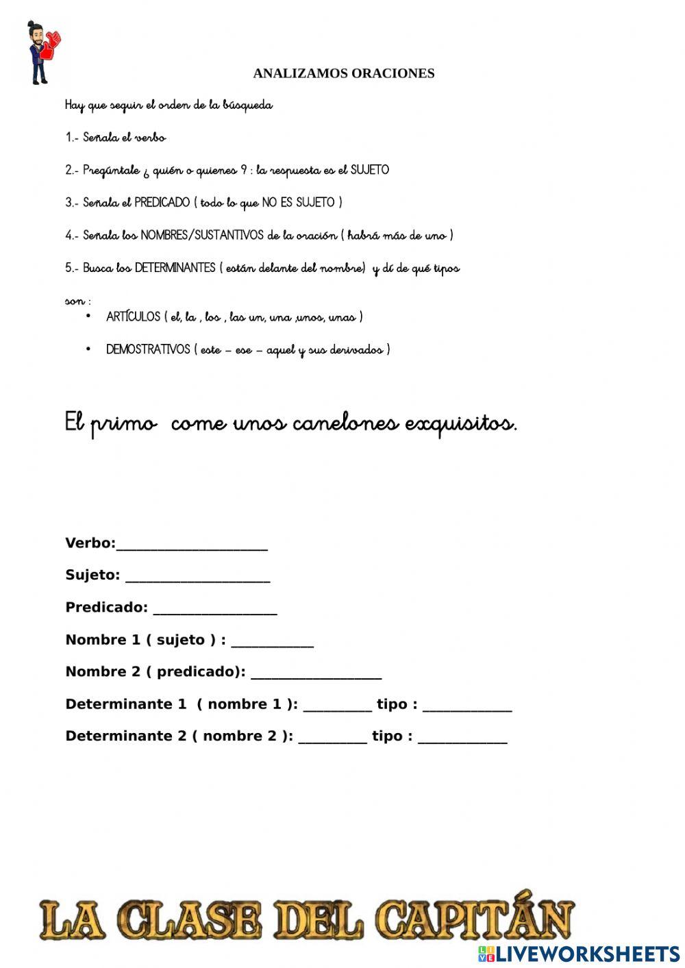 Análisis de oraciones 2