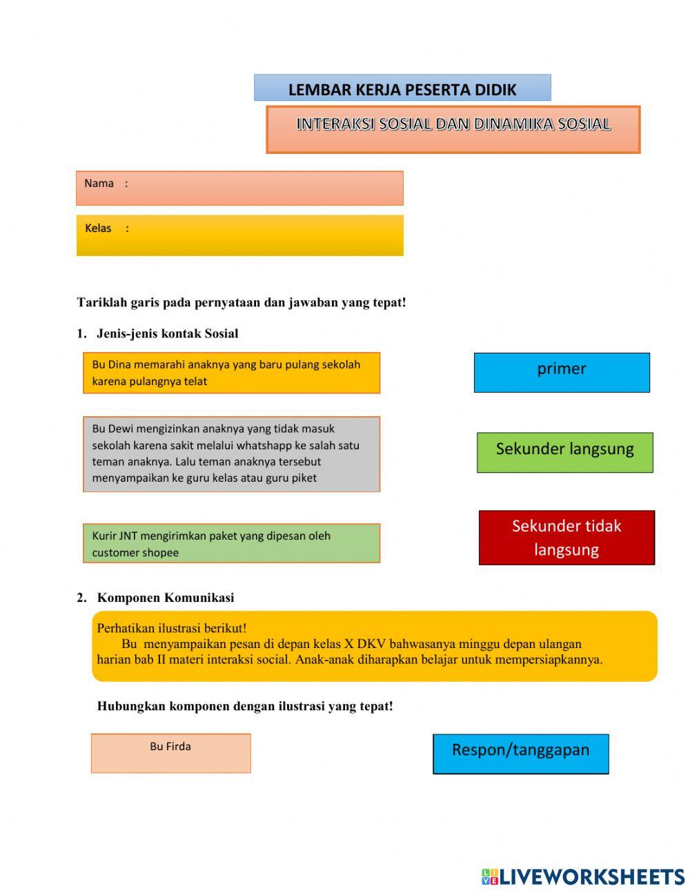 Interaksi Sosial dan Dinamika Sosial