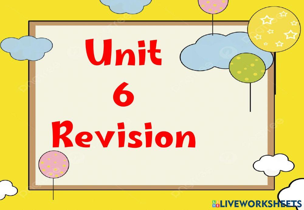 Grammar - unit 6