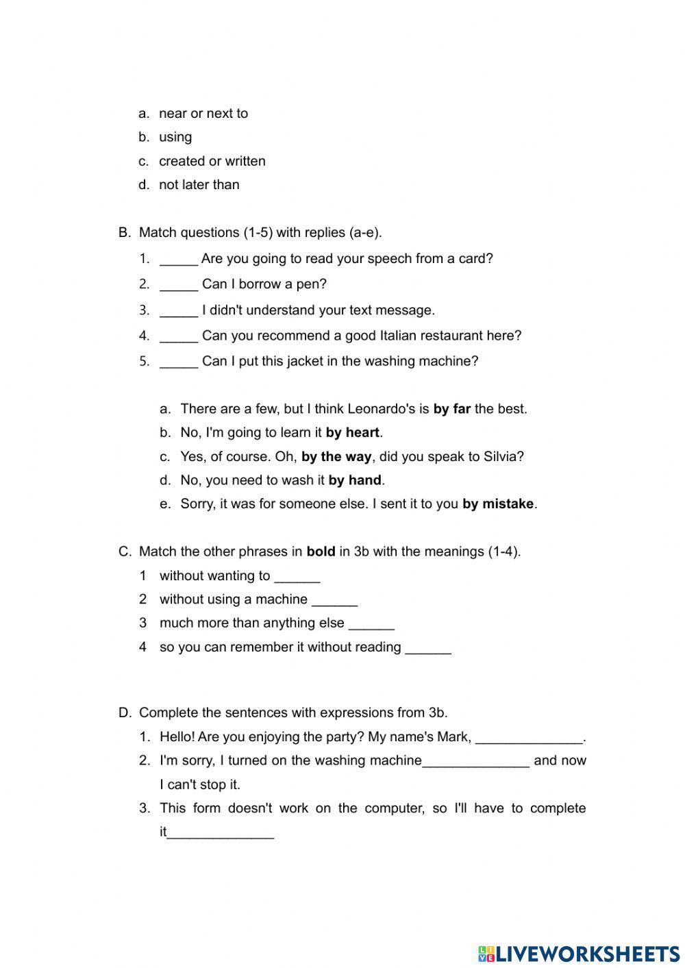 Review and extension