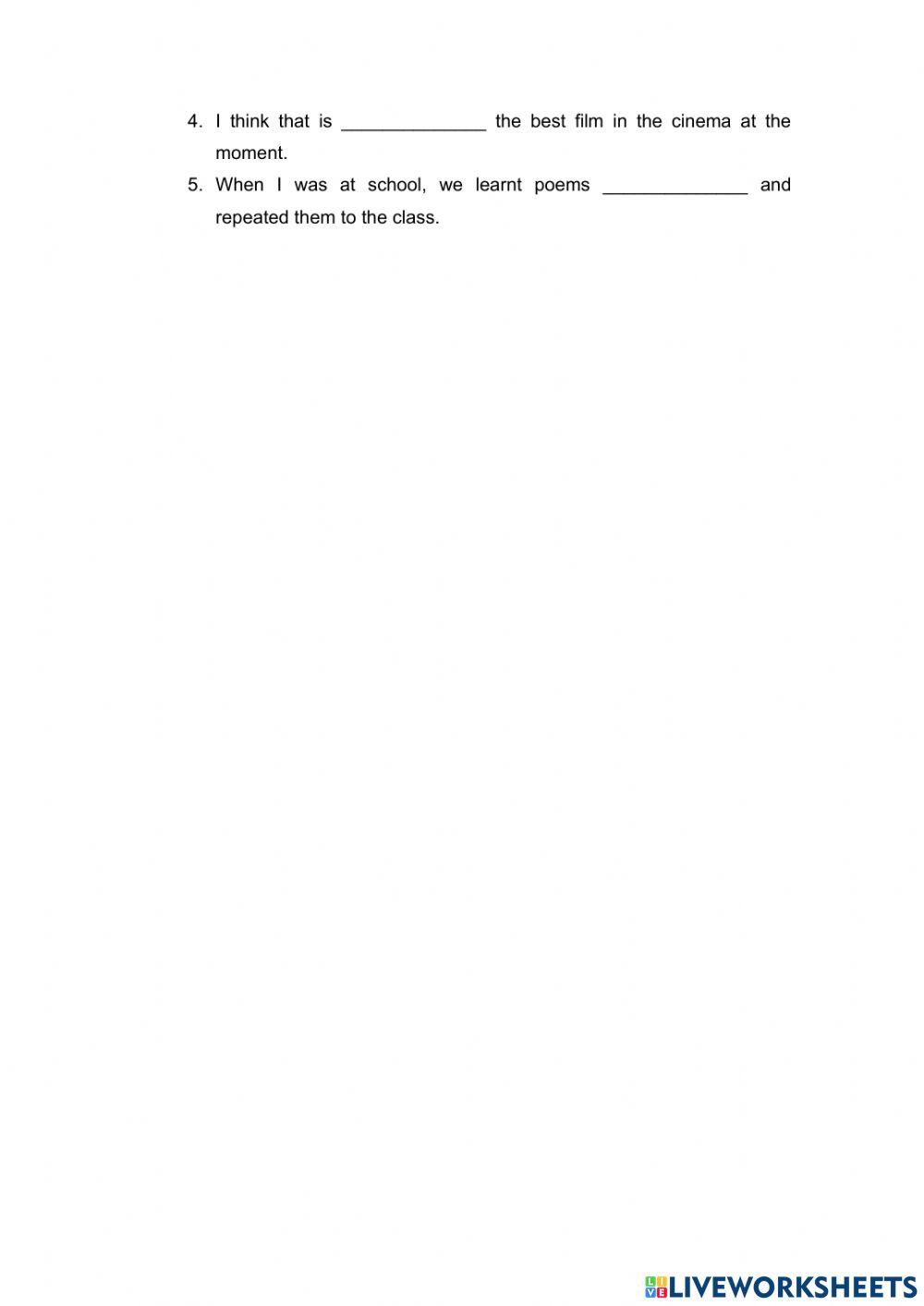 Review and extension