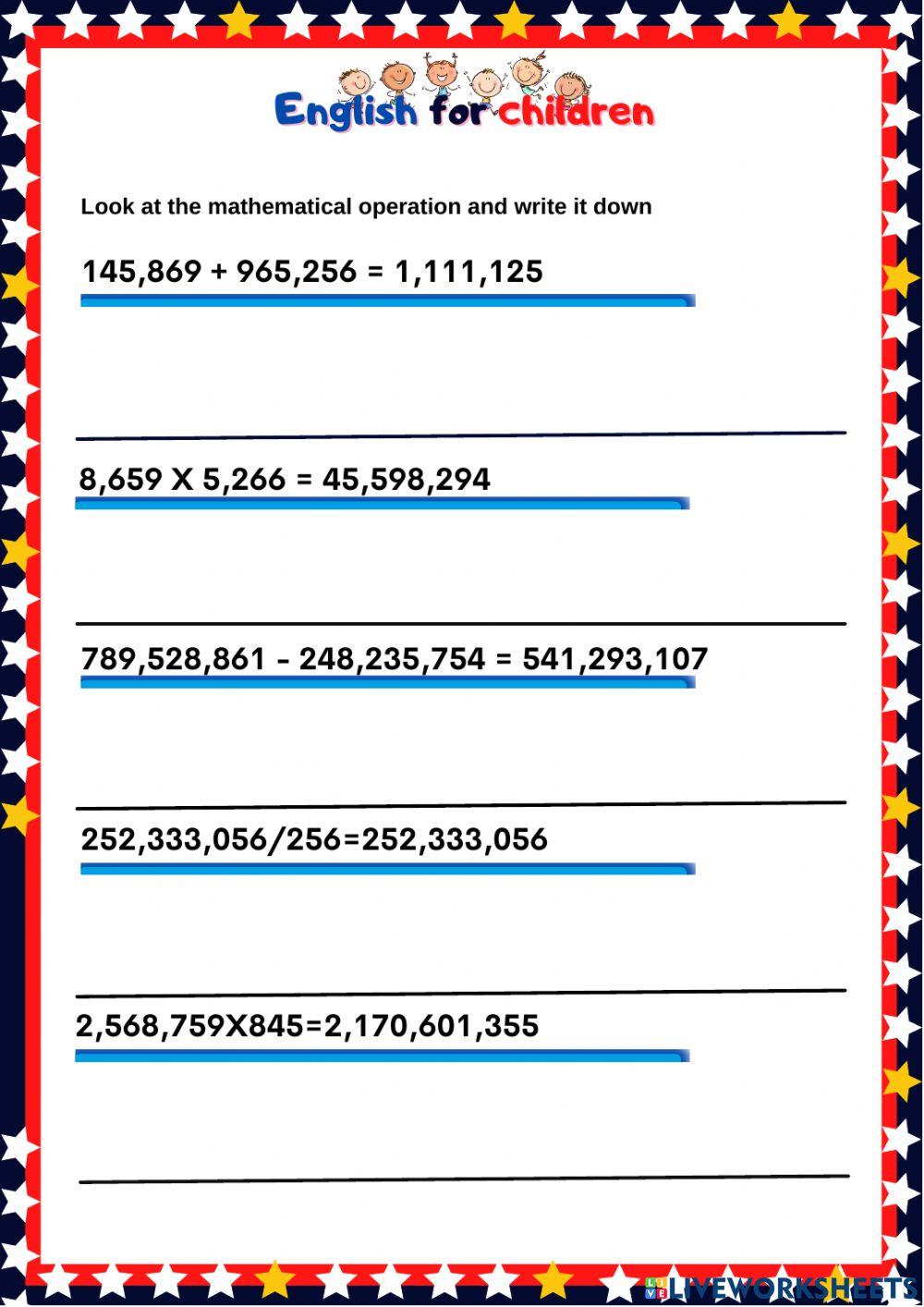 Multiplication, división efc lore fonseca