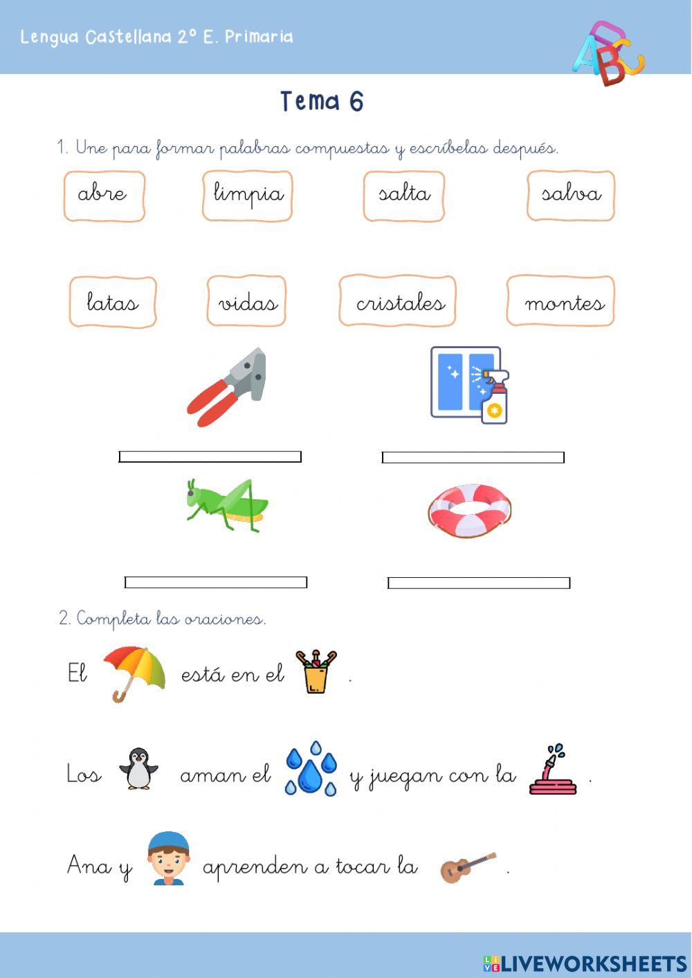 Demostrativos, palabras compuestas ga go gu
