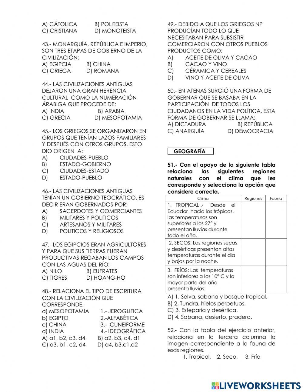 Ejercicio examen 6 olimpiada del conocimiento 2023