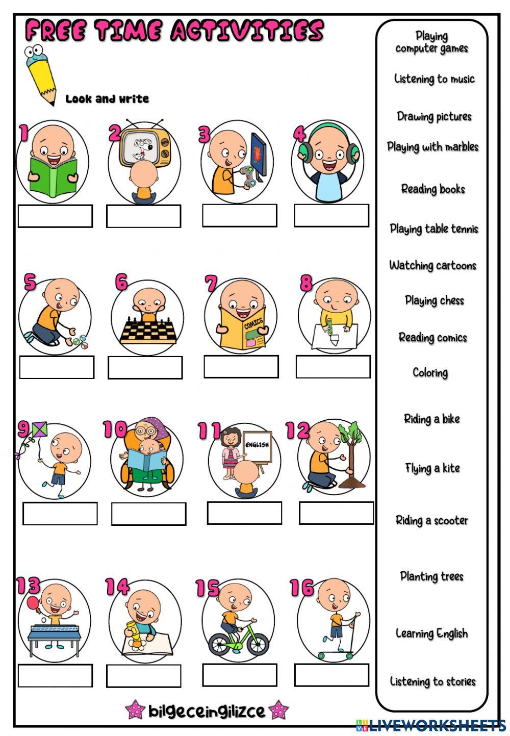 Free Time Activities