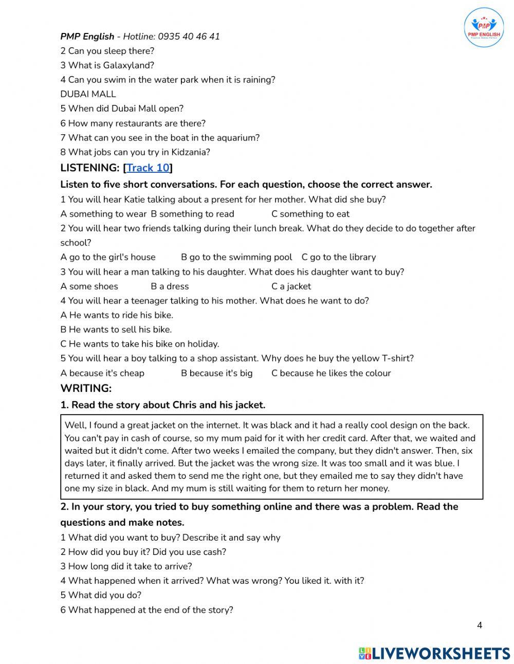 Prepare 2 - Unit 10.2