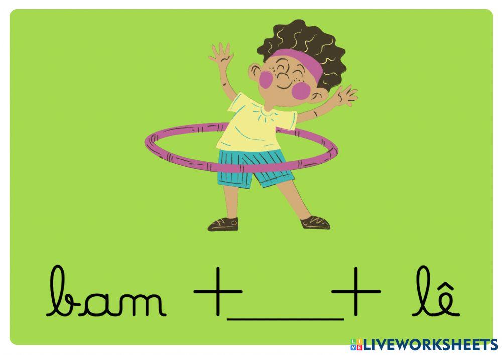 Complete as palavras