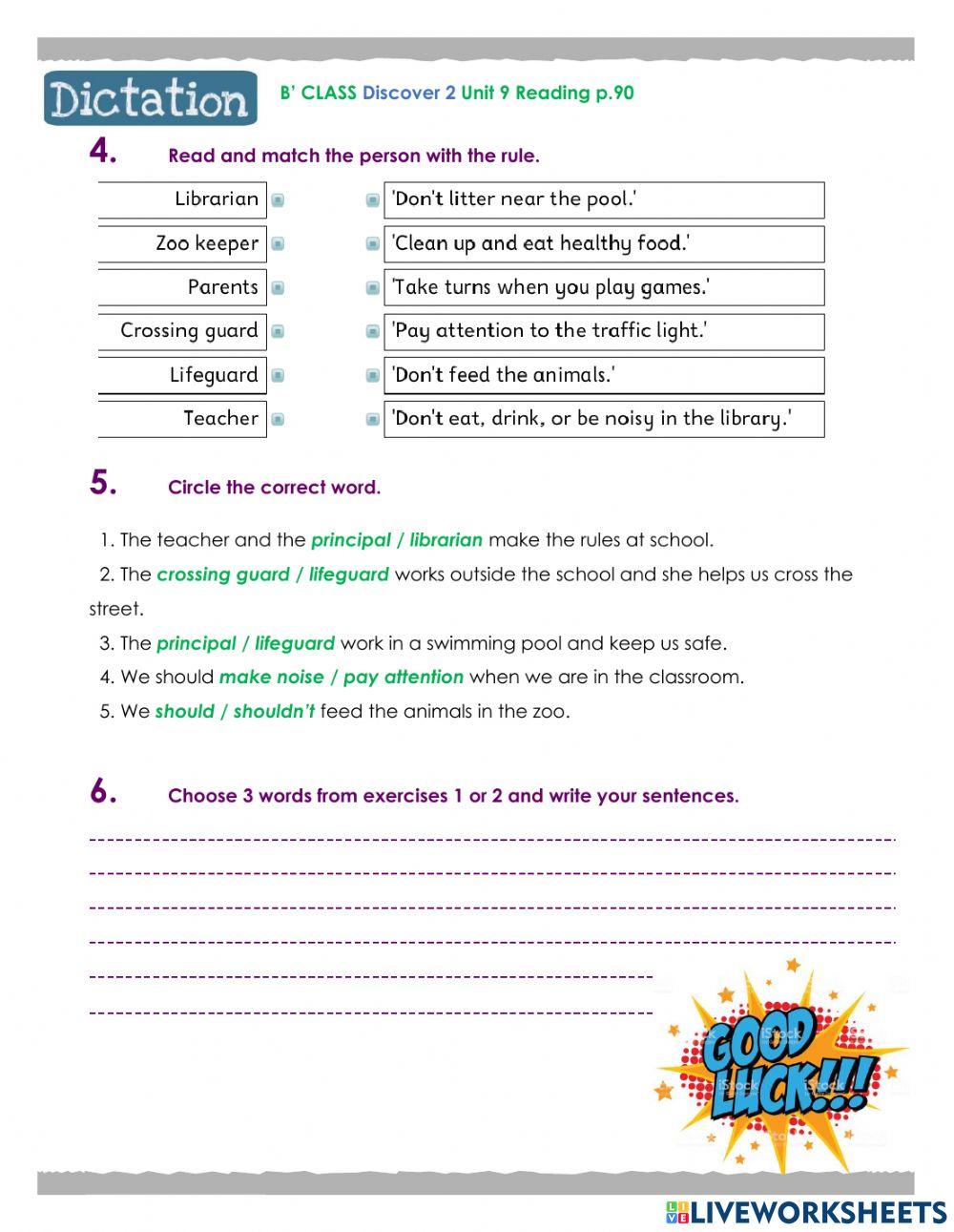 Oxford discover 2 UNIT 9 reading
