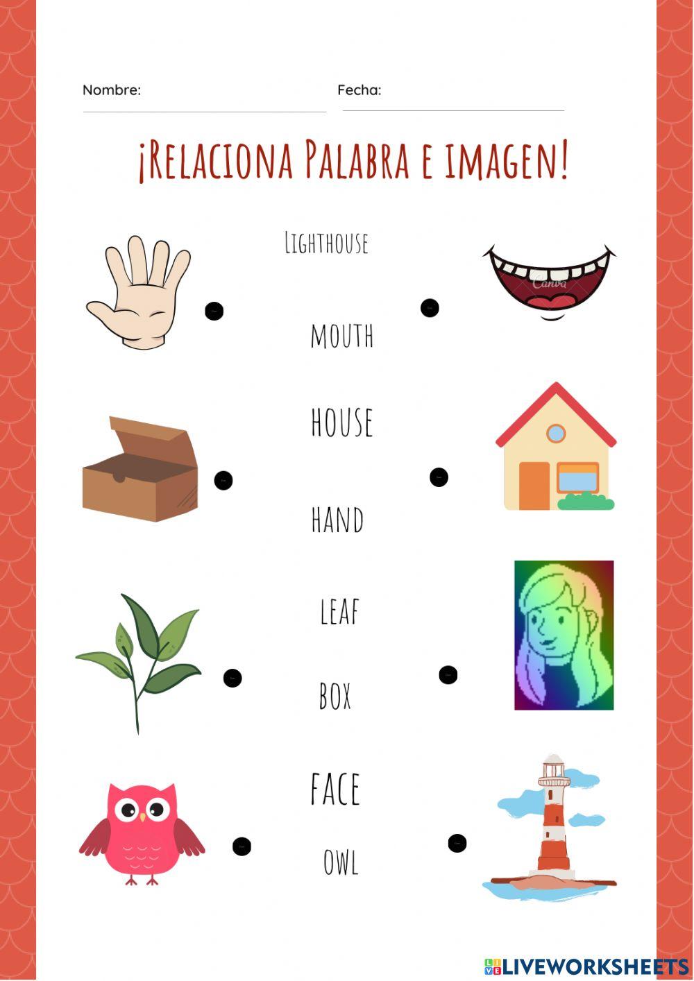 Seasons and nouns with pictures