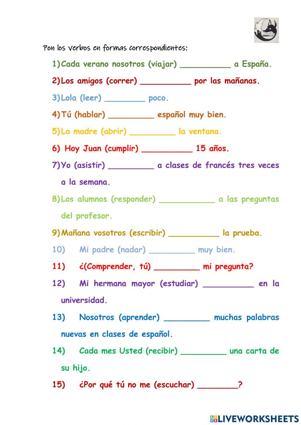 Presente de Indicativo