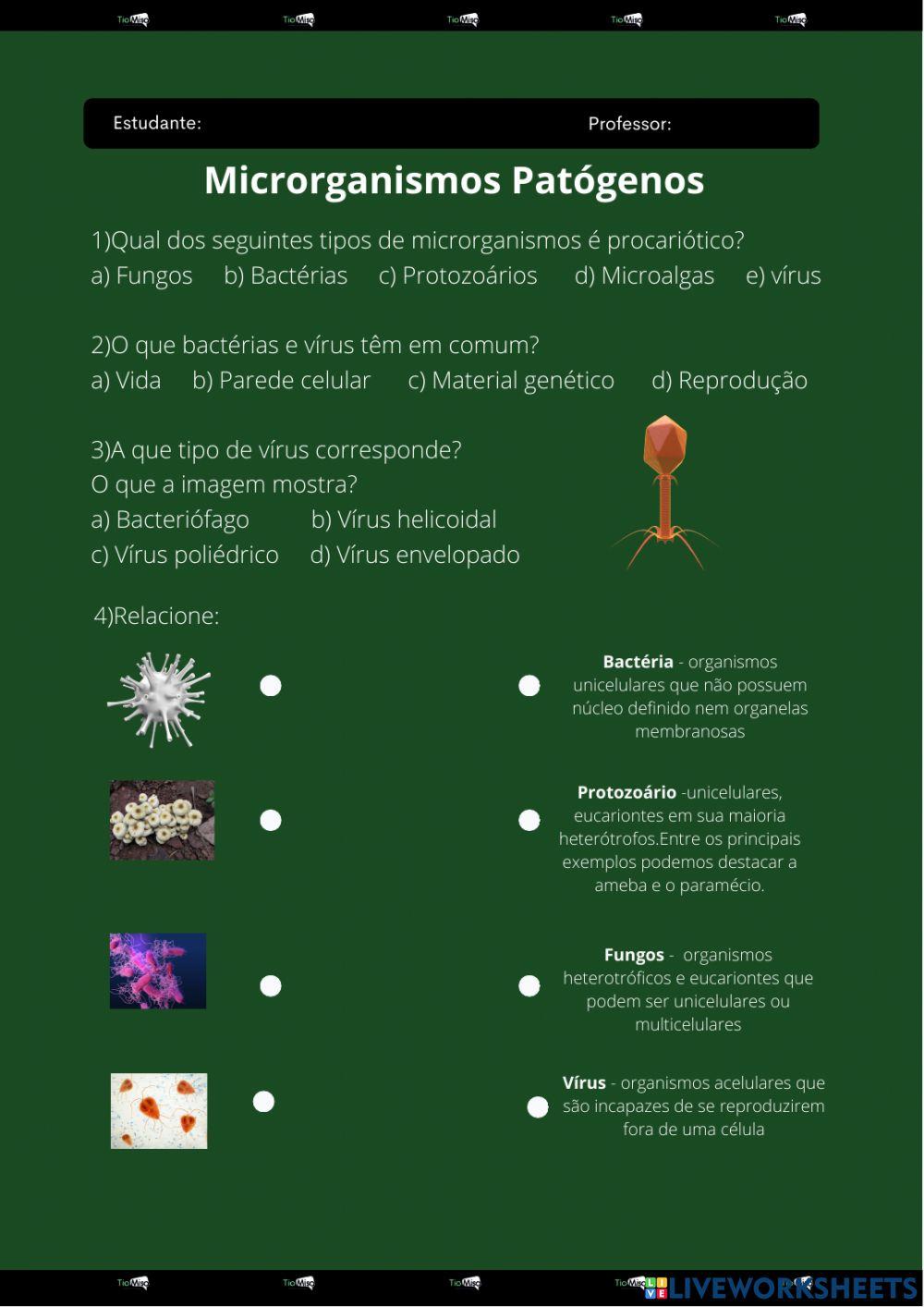 Microrganismo Patógeno