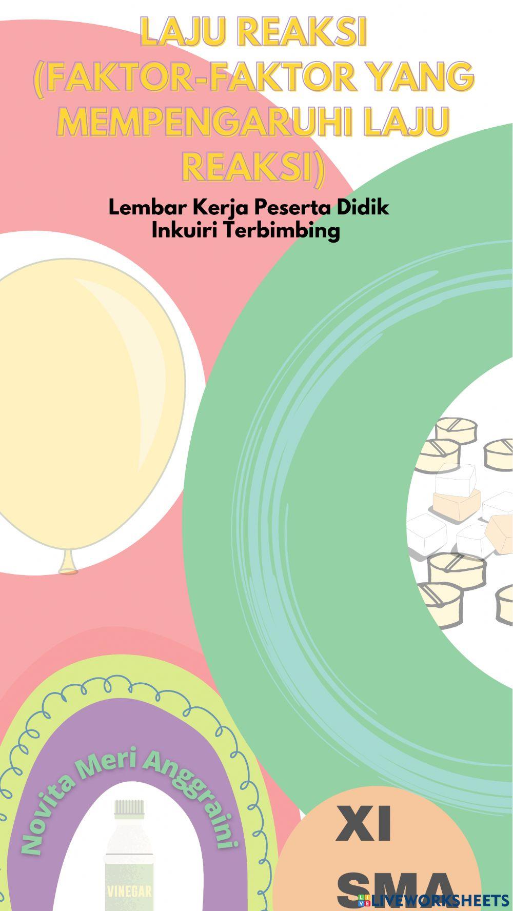 Lembar Kerja Peserta Didik Inkuiri Terbimbing Laju Reaksi Part 1