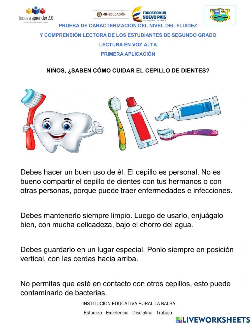 Niños, ¿saben cómo cuidar el cepillo de dientes?