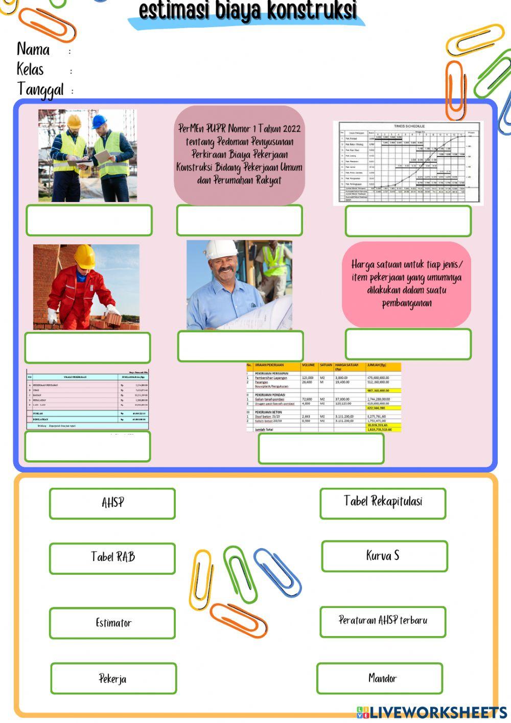 Estimasi Biaya Konstruksi