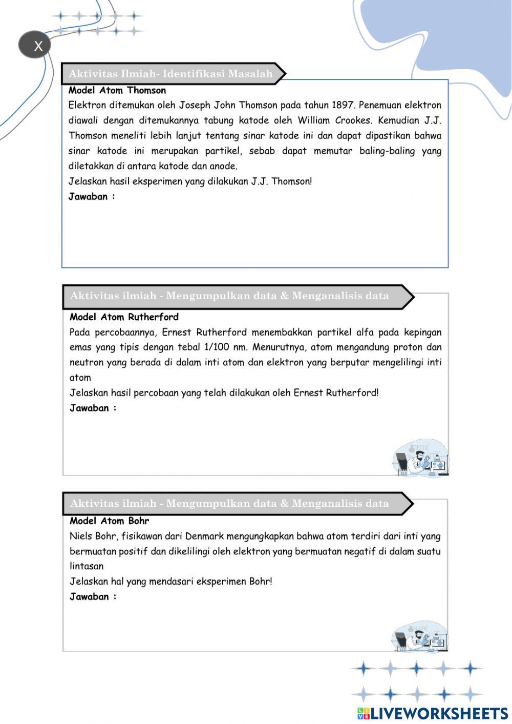 Perkembangan model atom