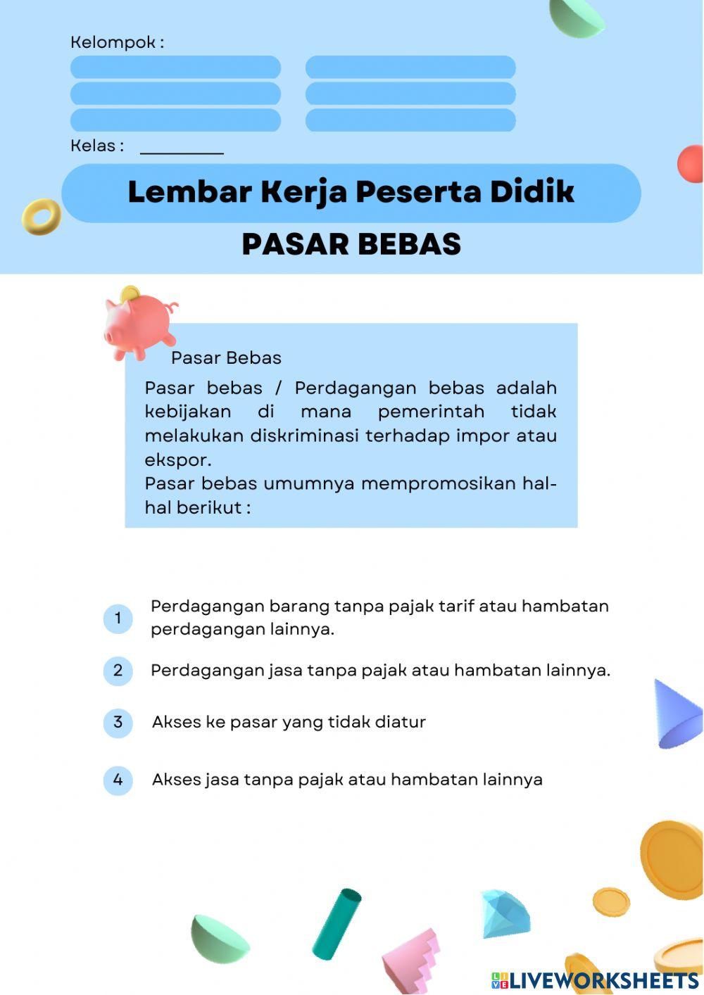 LKPD Pasar Bebas