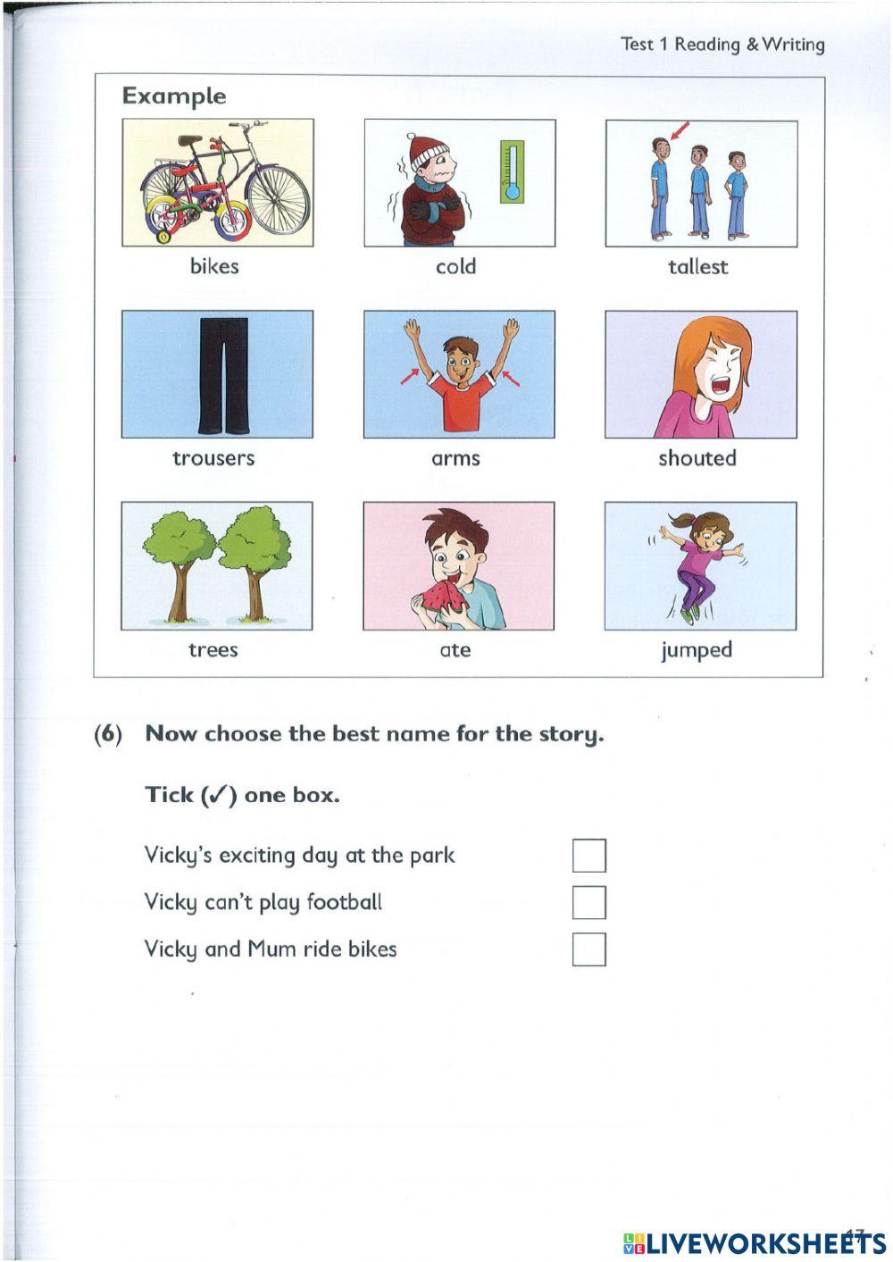 Reading and Writing 1