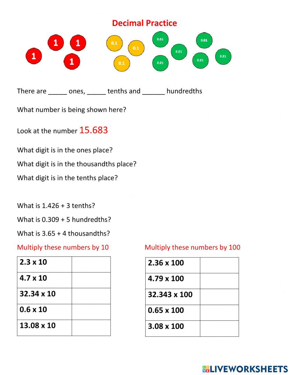 1847405 decimal practice myoung5b liveworksheets