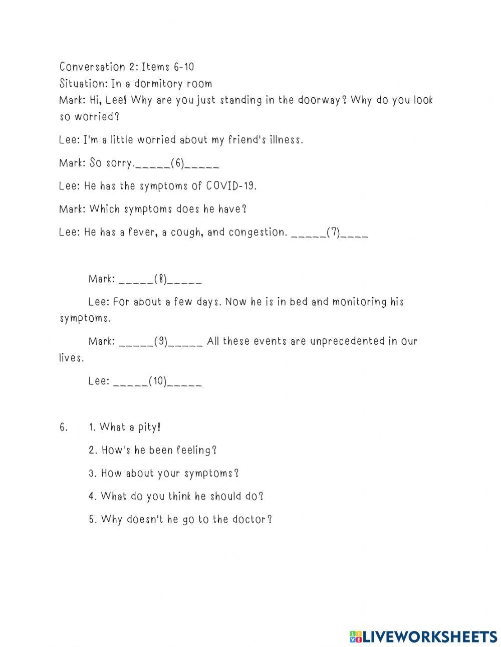 Test conversation A-level-2565