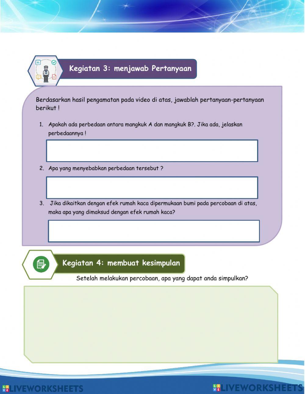 LKPD Efek Rumah Kaca
