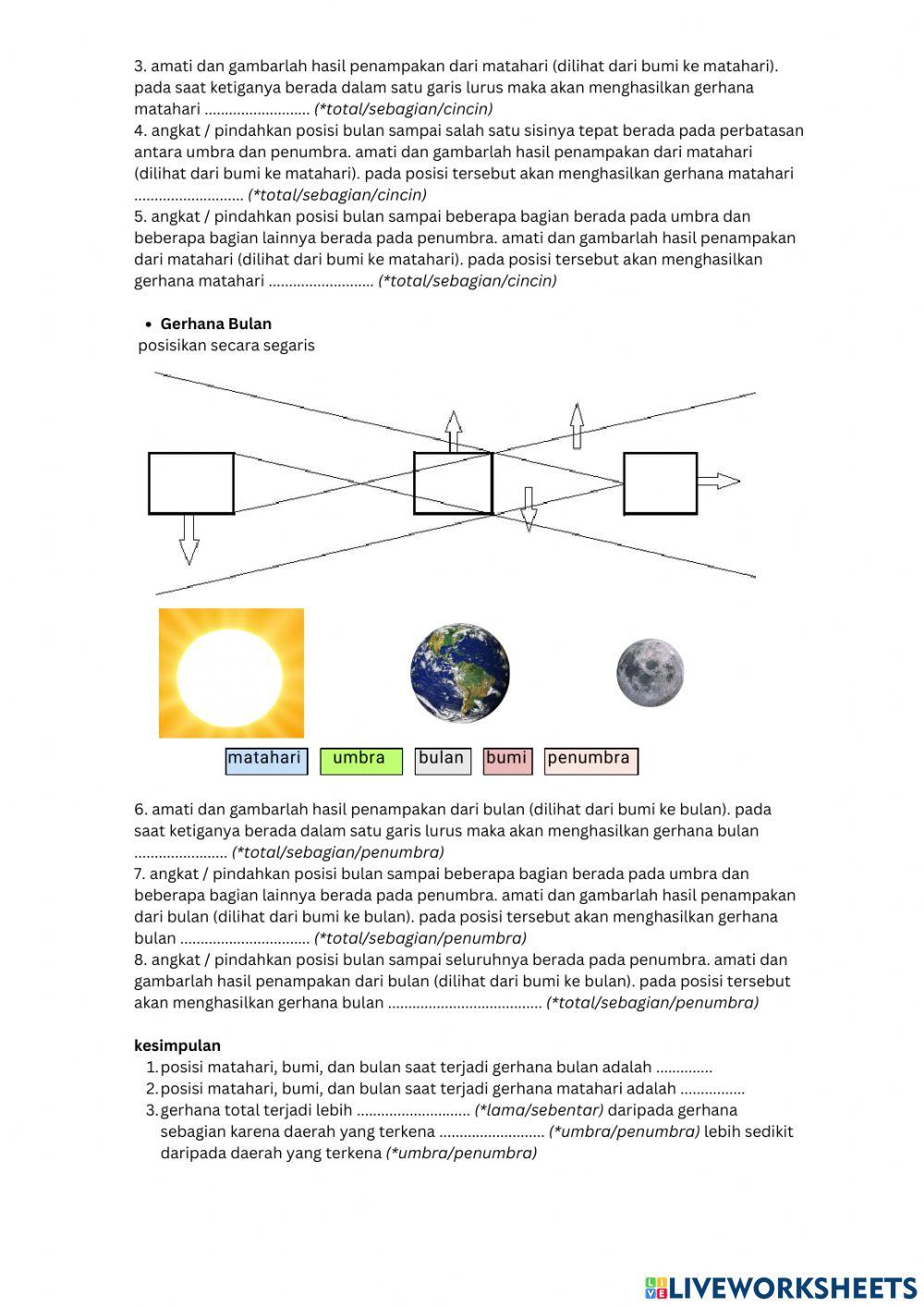Lkpd gerhana matahari dan gerhana bulan