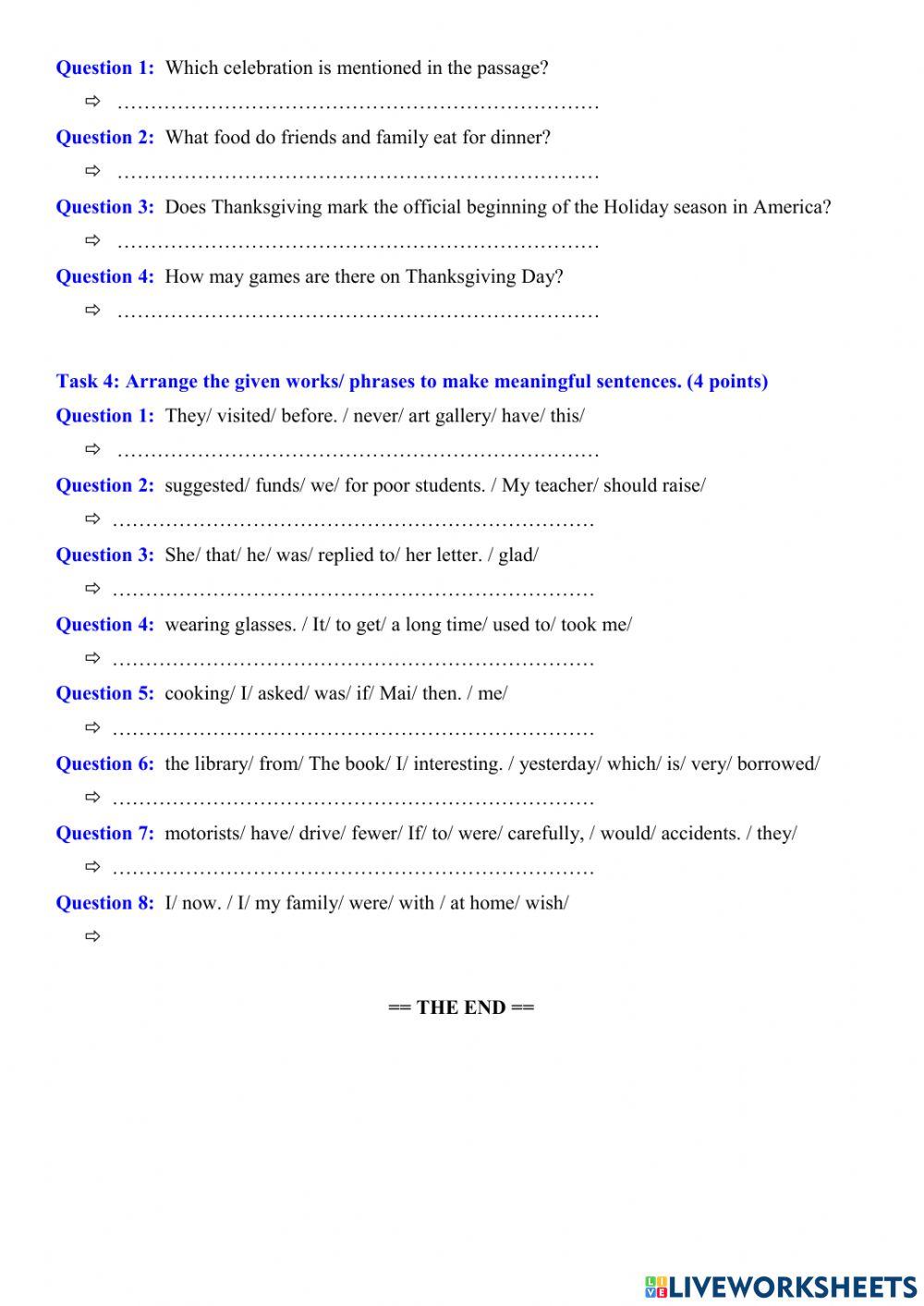 Đề thi vào 10 số 4 -MENGLISH