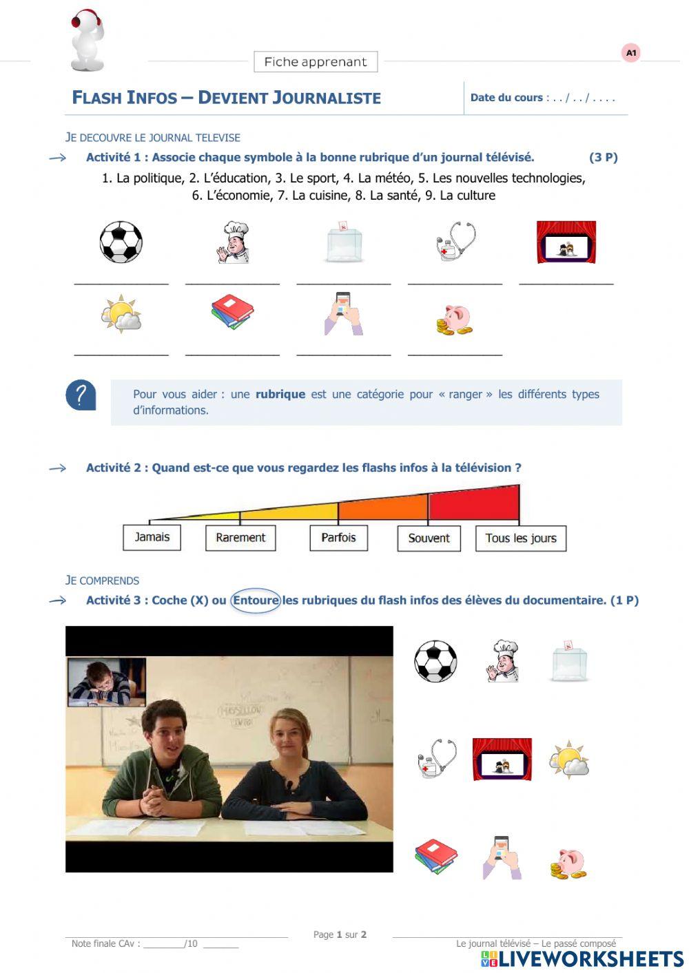 CAv A1 Flash Info Journalisme