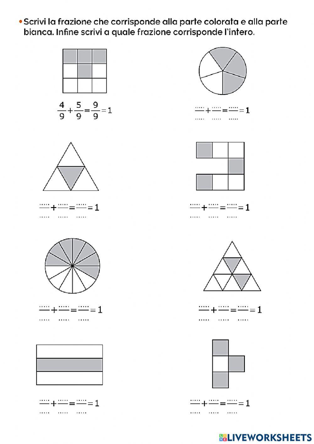 Frazioni complementari 1