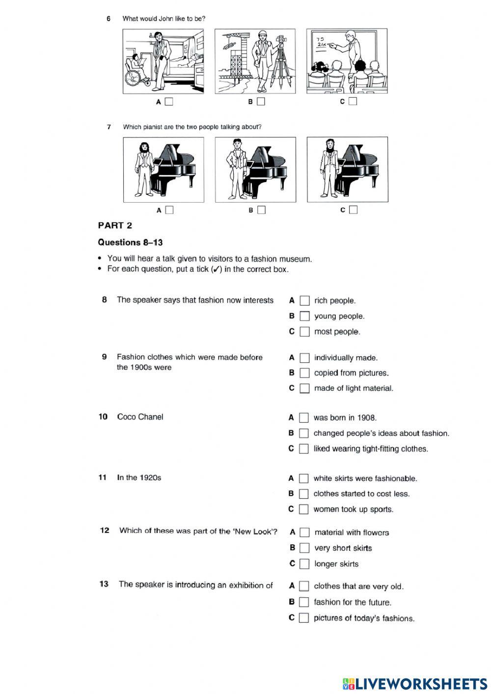 Listening Practice 2