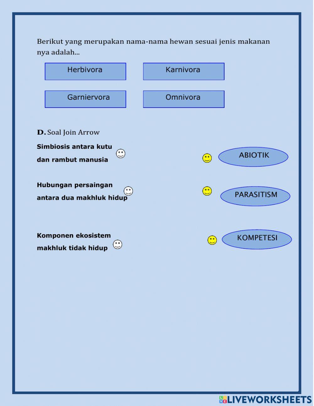 LKPD Ekosistem  SMP kelas 7