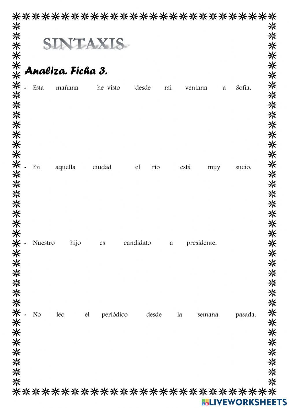 Sintaxis Sintaxis