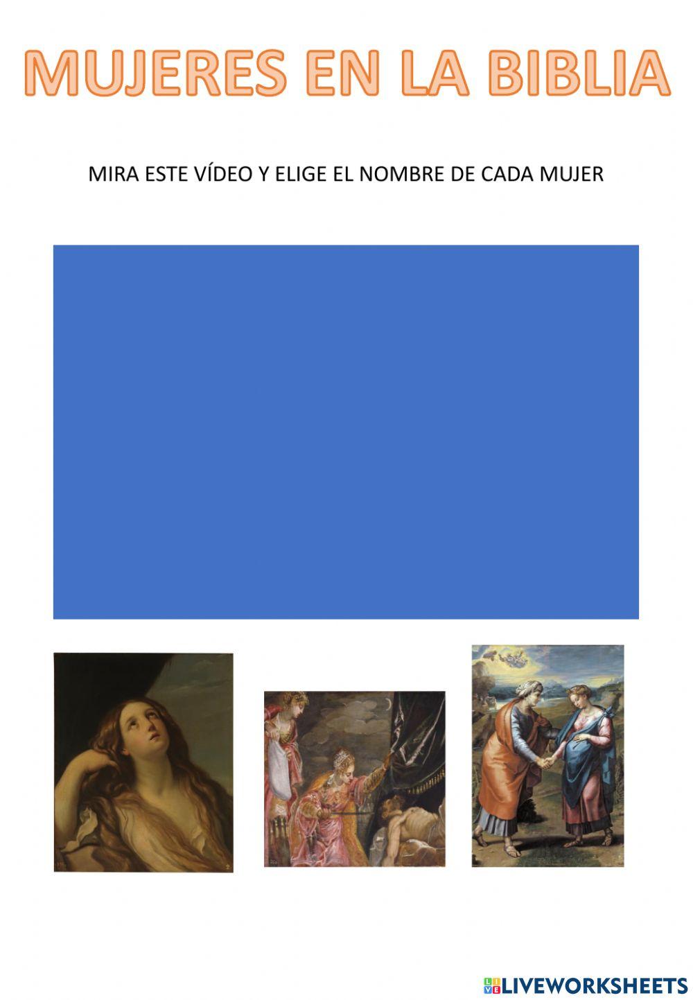 Mujeres en la Biblia