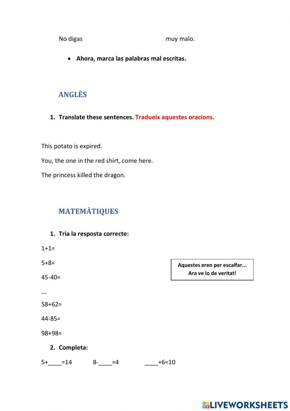 Exàmen 2n trimestre CA3