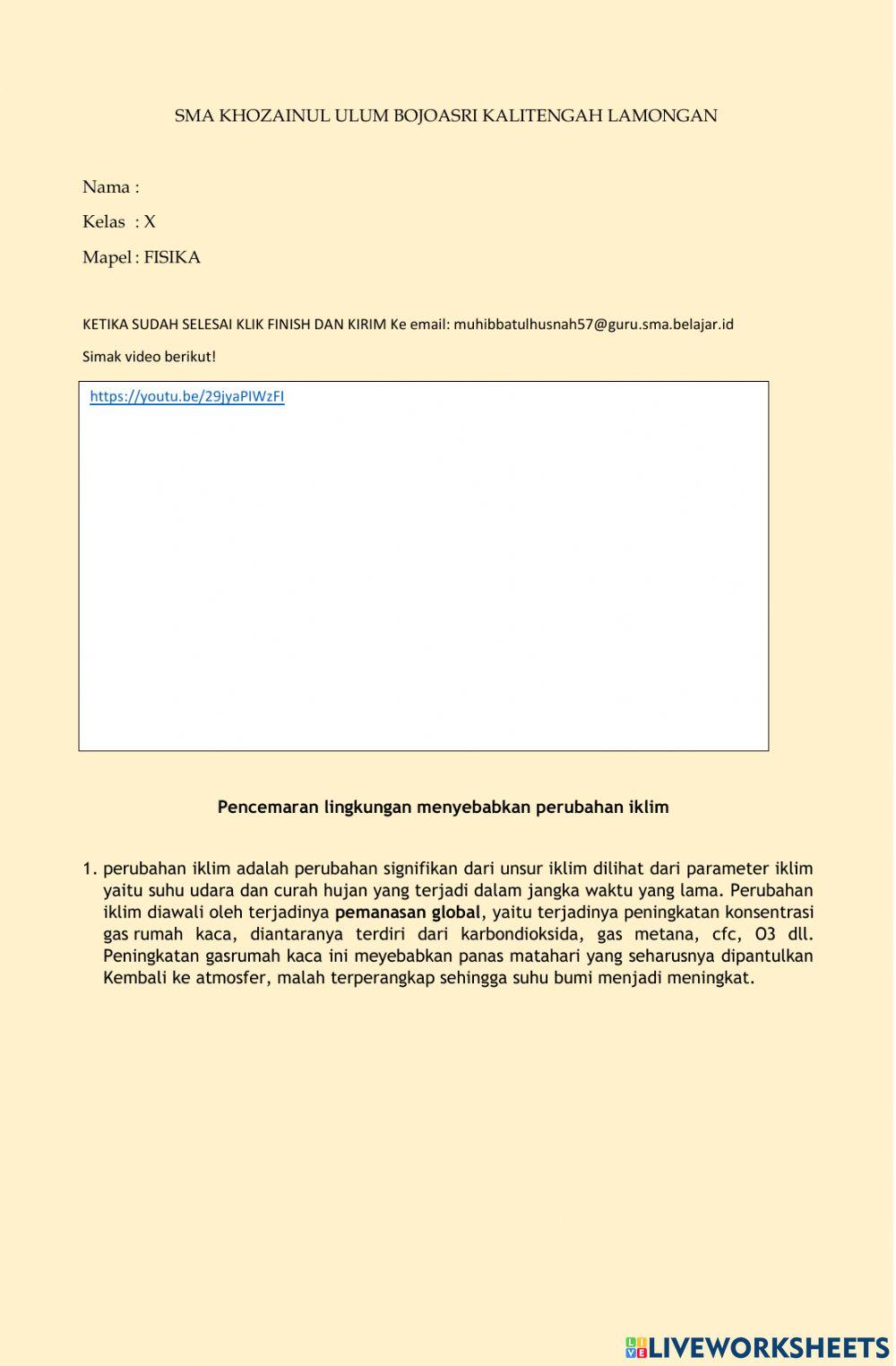 Dampak Pencemaran Lingkungan dan Upaya Pencegahannya