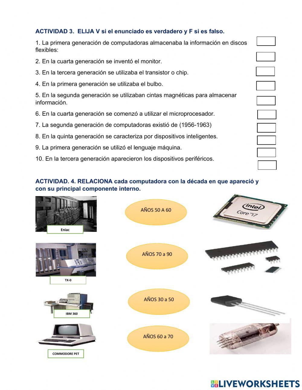 La generación de computadoras