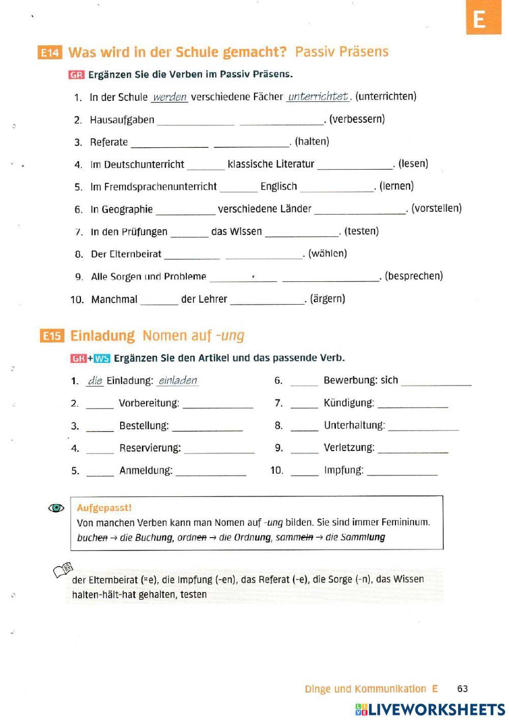A2 Lek10 Trainingsbuch E14-15