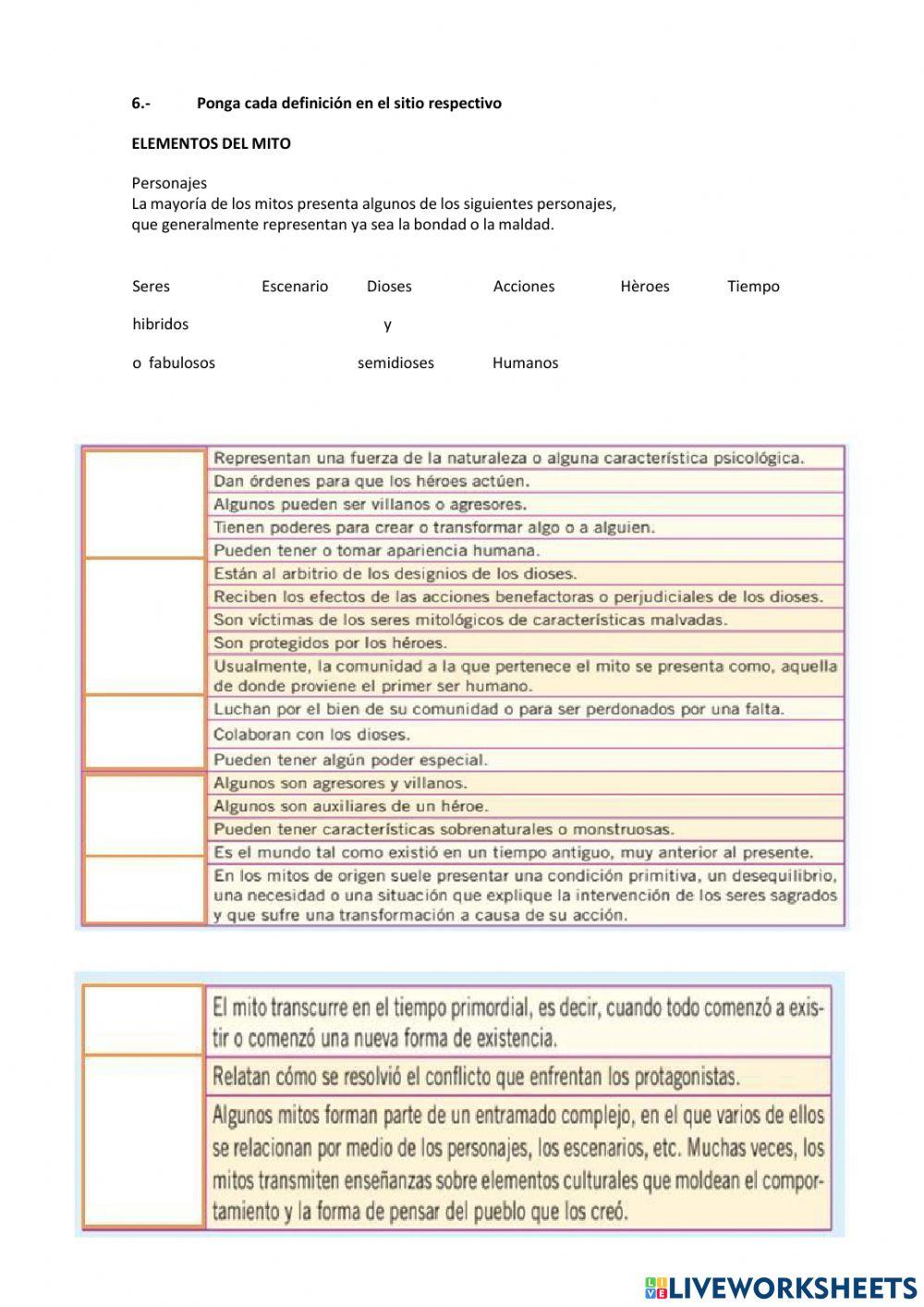 Repaso de Lengua y Literatura para 9° EGB